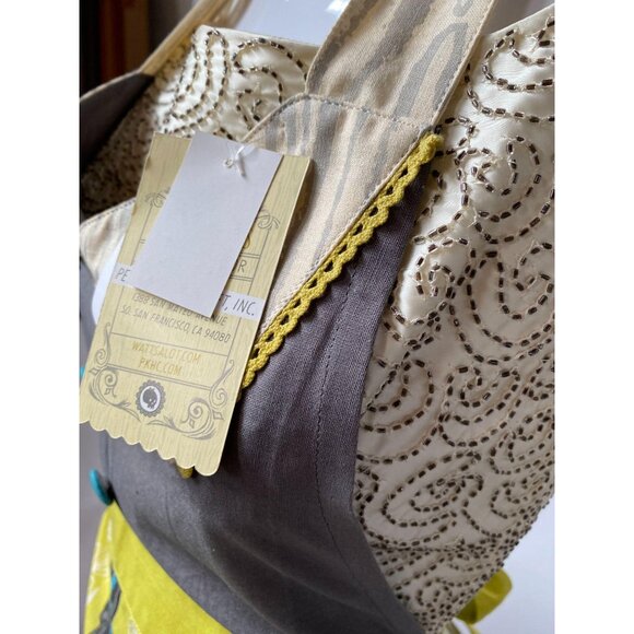 Chair Motif Bib Apron By Sarah Watts - New - Picture 11 of 16